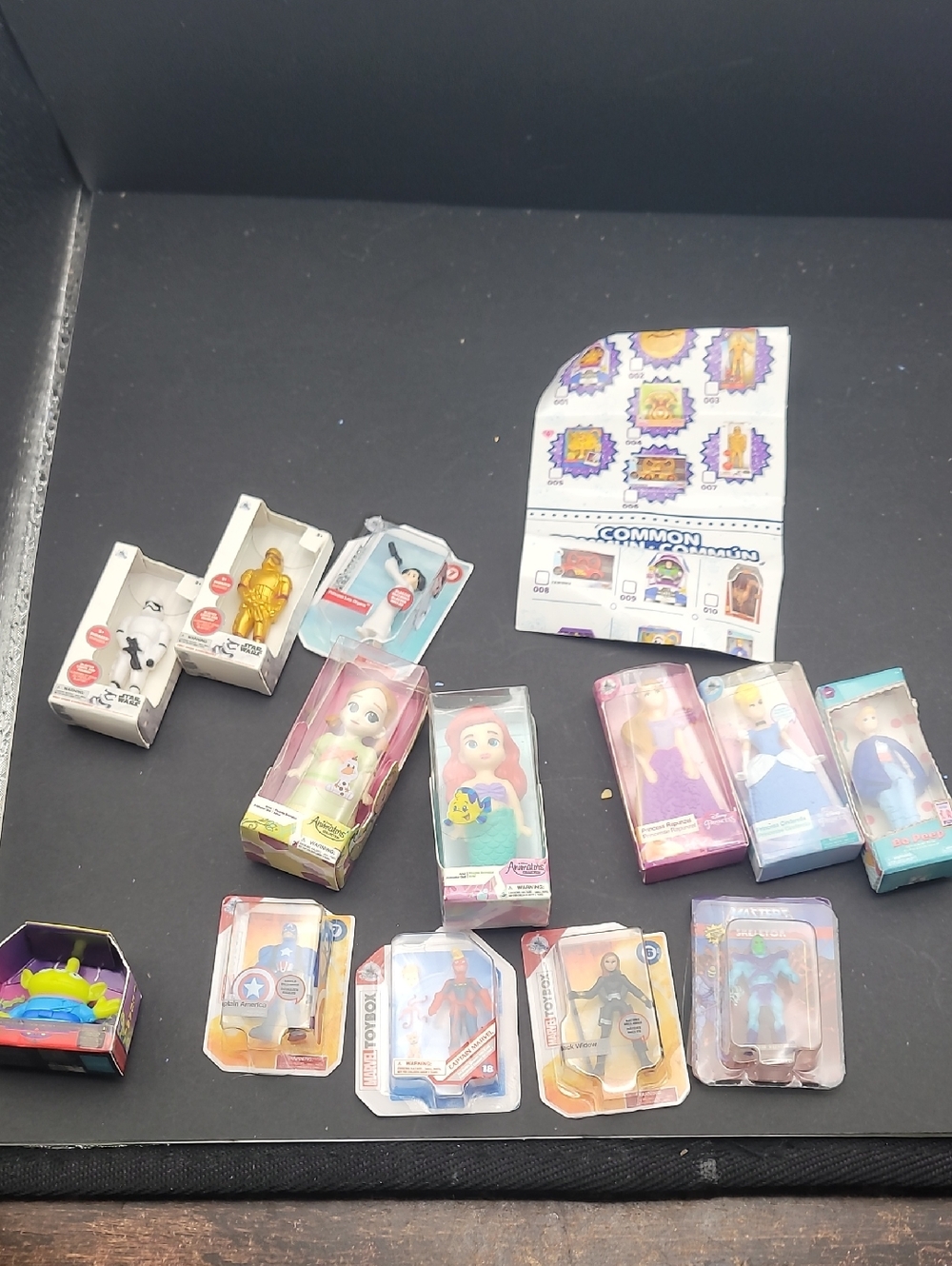 13 Zuru Mini Brands Disney Store Minis Toy Story, Star Wars, Marvel & Princesses